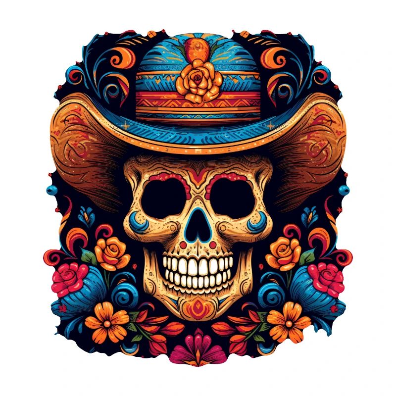 Cinco de Mayo Skull