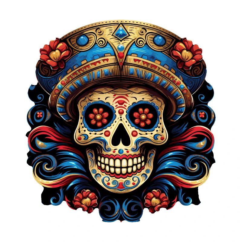 Cinco de Mayo Skull