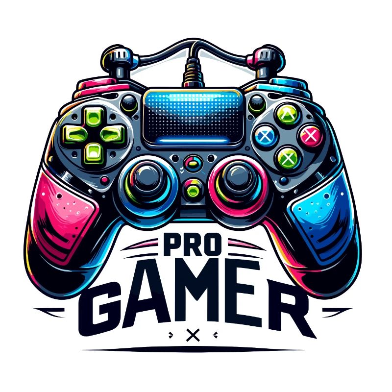 Pro Gamer - Controller Illustration