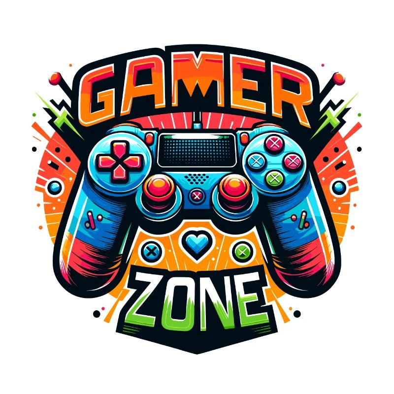 Gamer Zone - Controller Illustration