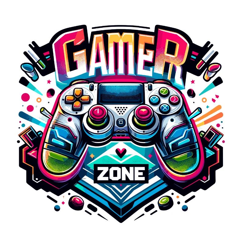 Gamer Zone - Controller Illustration