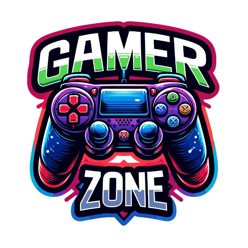 Gamer Zone - Controller Illustration
