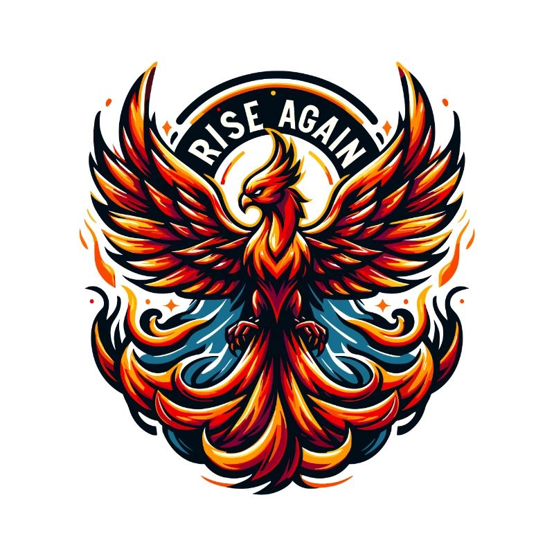 Rise Again - Phönix Illustration
