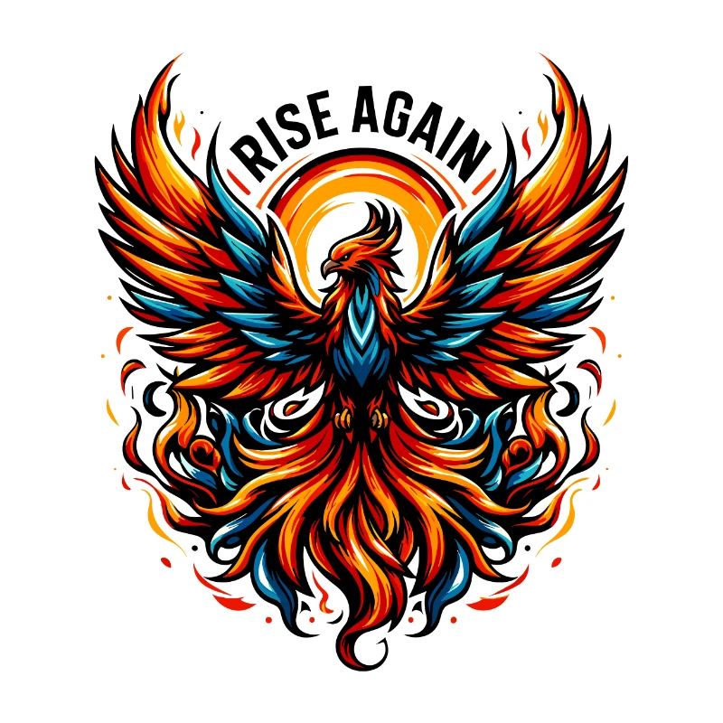 Rise Again - Phönix Illustration