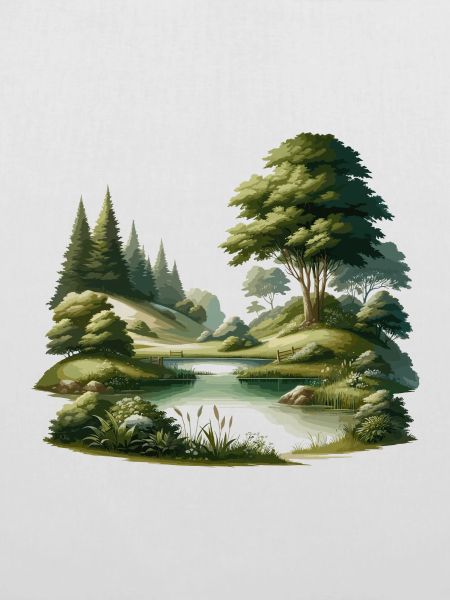 Landschaft - Illustration