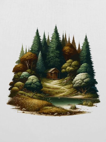Landschaft - Illustration