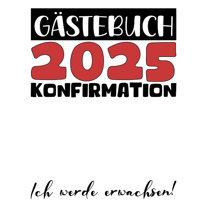 Konfirmation 2025 Gästebuch Deko Mädchen Jungen