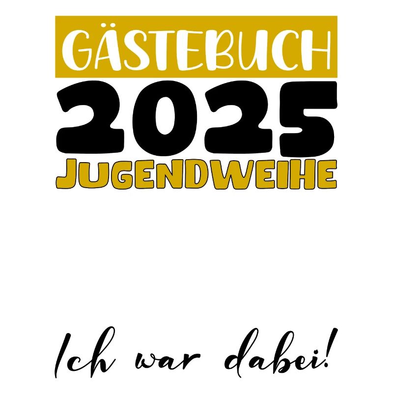 Jugendweihe 2025 Gästebuch Geschenk Mädchen Jungen