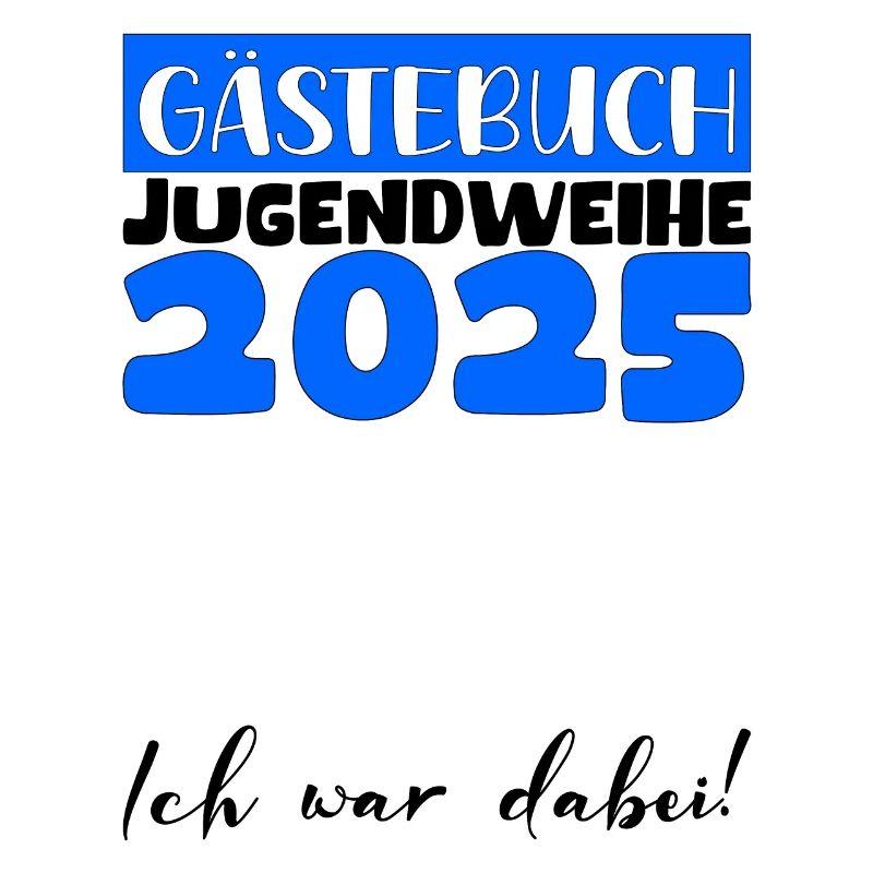 Jugendweihe 2025 Gästebuch Geschenk Mädchen Jungen