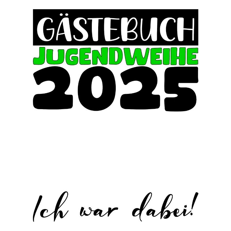 Jugendweihe 2025 Gästebuch Geschenk Mädchen Jungen