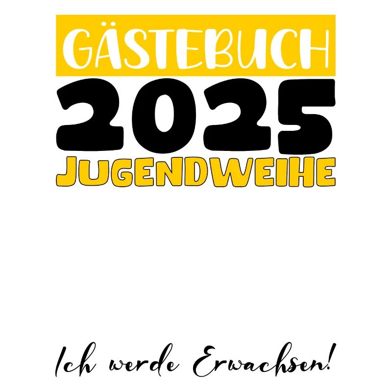 Jugendweihe 2025 Gästebuch Geschenk Mädchen Jungen