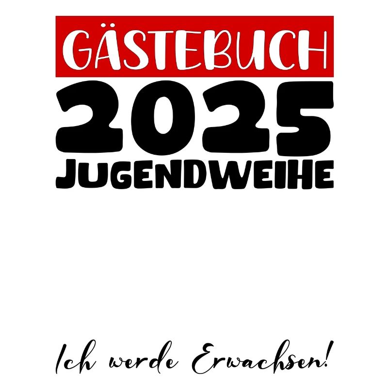 Jugendweihe 2025 Gästebuch Geschenk Mädchen Jungen
