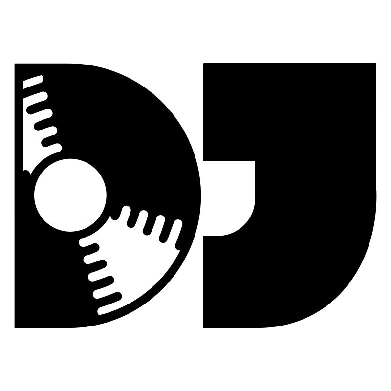 DJ Vinyl typography