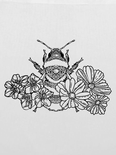 Biene mit Blumen || annie.
