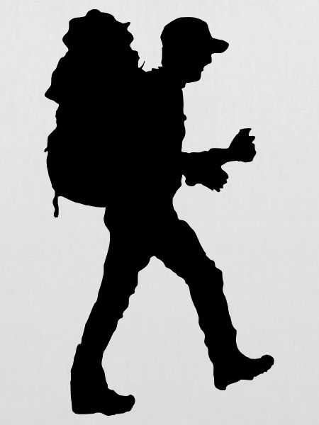 Backpacker Silhouette