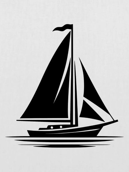 Segelboot Umriss