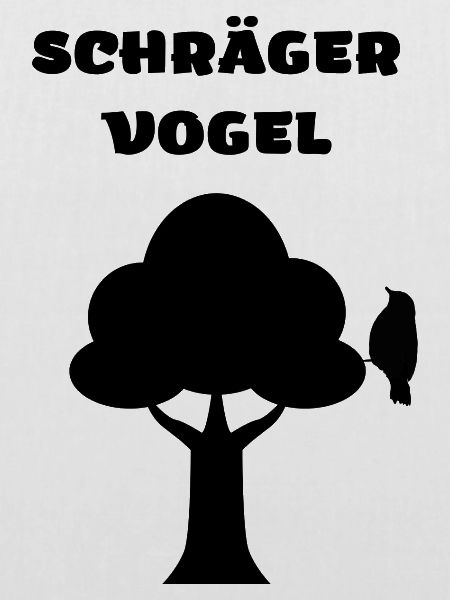 Schräger Vogel