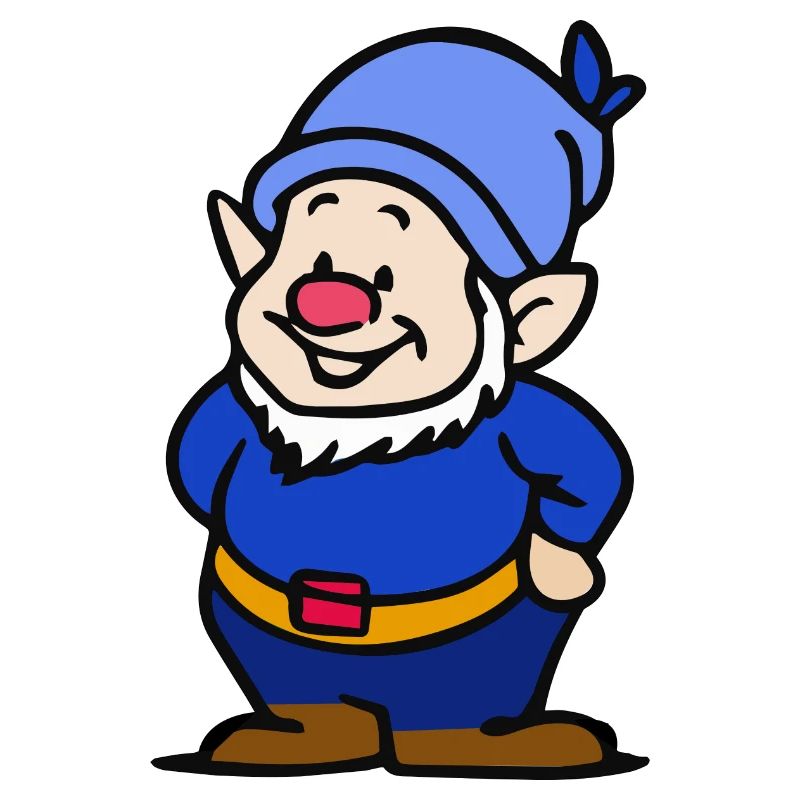 Dwarf with blue cap