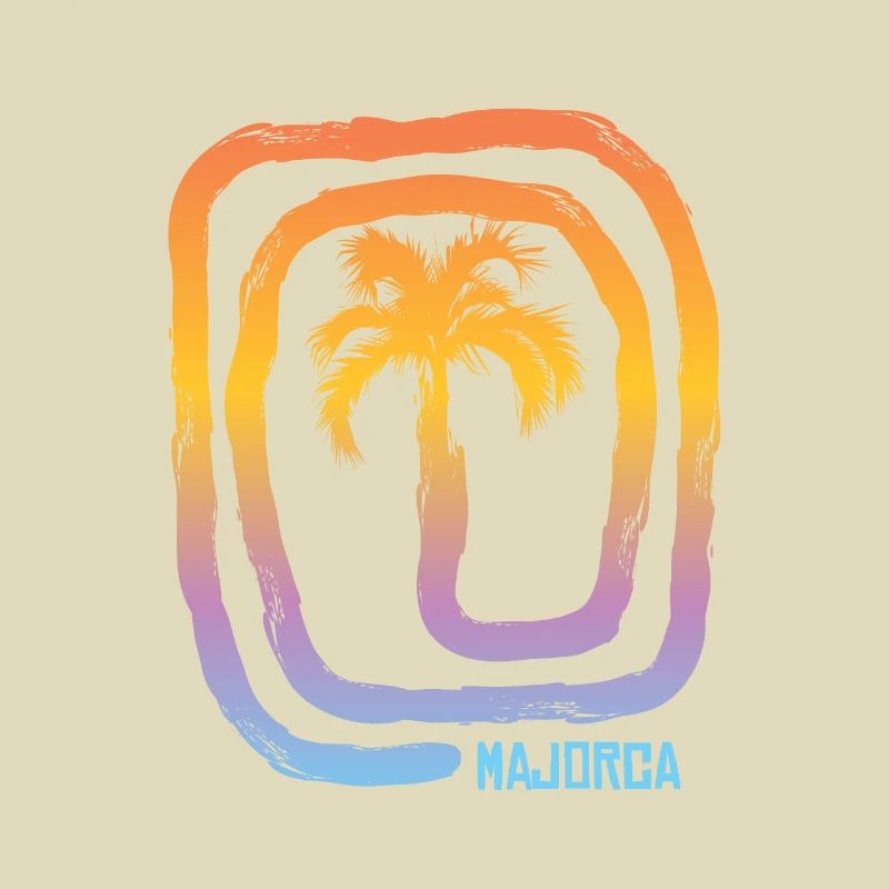 Cool Majorca Mallorca Spain Palm Tree Souvenir