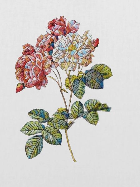 Mosaik Blume