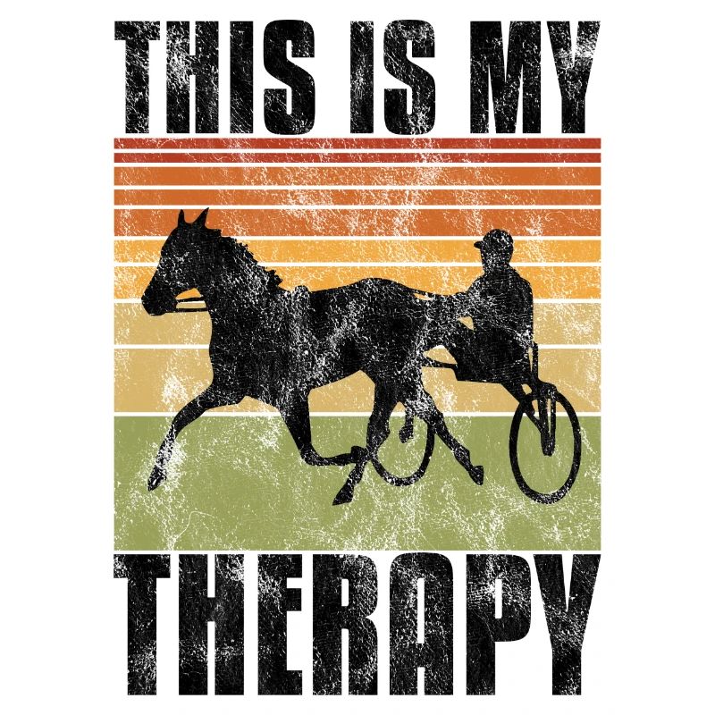 This is my therapy Trotting Harness Width Retro
