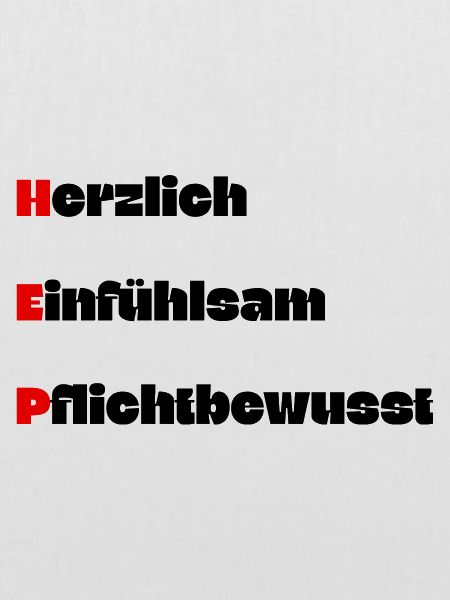 Heilerziehungspfleger HEP Abkürzung Spruch