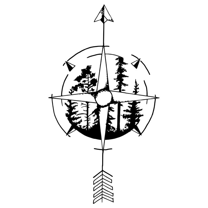 Wald Kompass