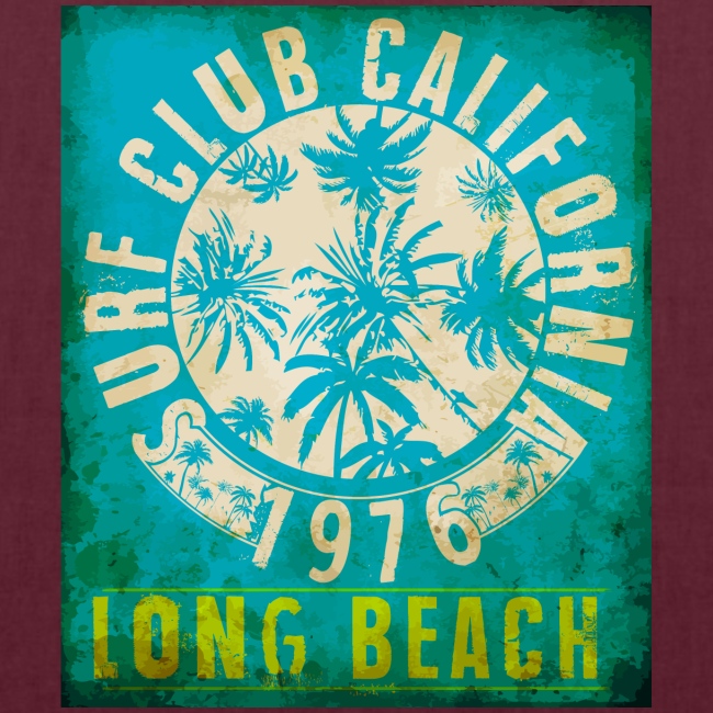 Long Beach Surf Club California 1976 Gift Idea
