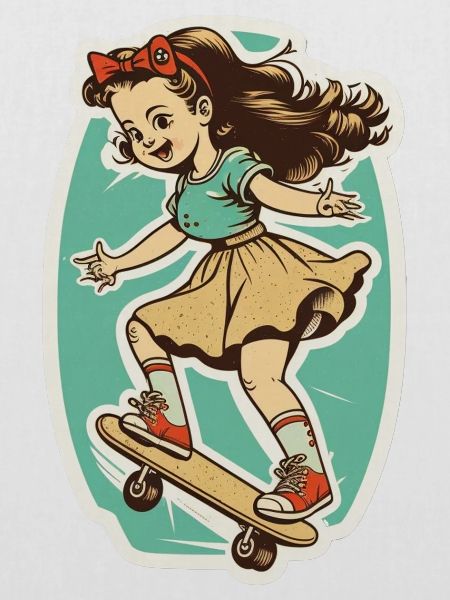 Skater-Mädchen