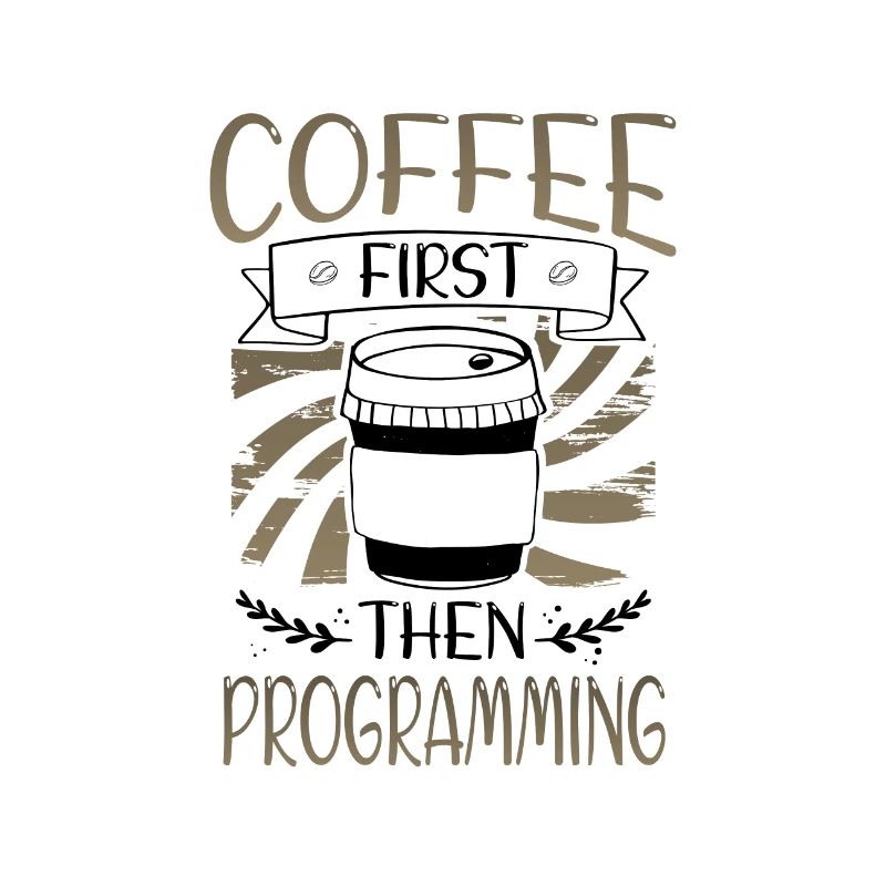 Programmierer schenkt zuerst Kaffee und dann Programmierung