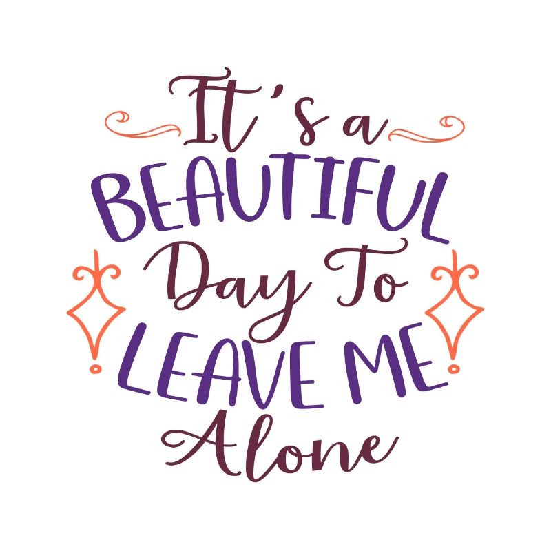Sarcasm Gift A Beautiful Day to Leave Me Alone