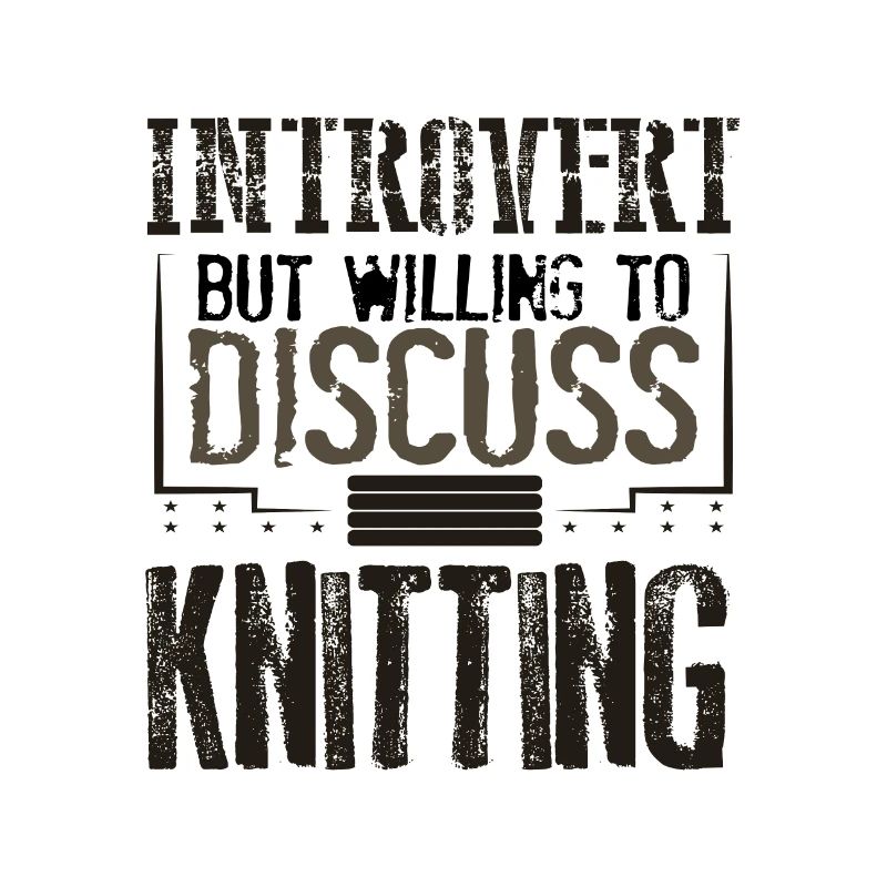 Strickerin Geschenk introvertiert gesprächsbereit