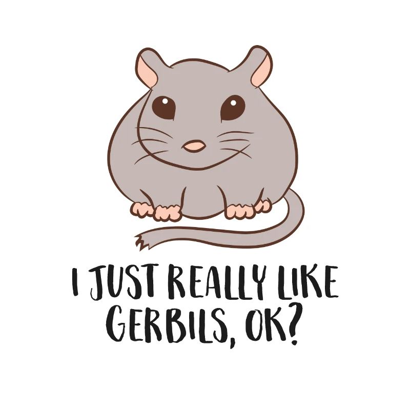 Gerbils Mouse Gift I Just Really Like Gerbils Ok