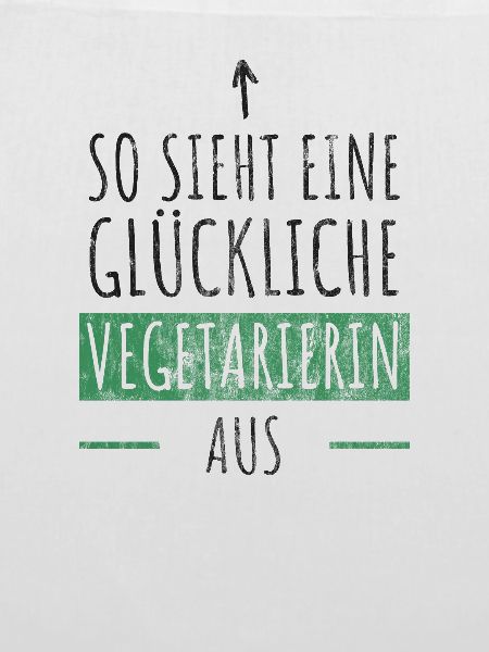 Glückliche Vegetarierin