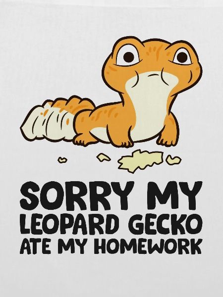 Leopardgecko-Schule Mein Leopardgecko hat meine