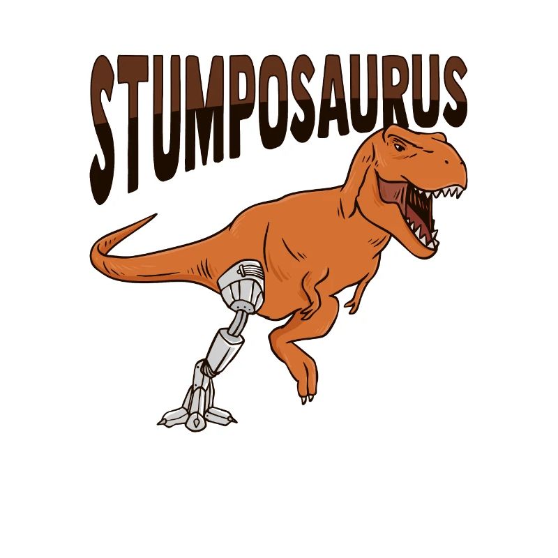 Prothèse de jambe amputée T-rex