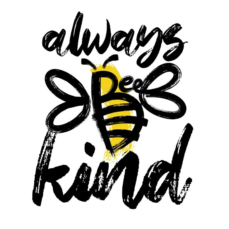 Always Be Nice - Abeille - Abstrait - Art graphique