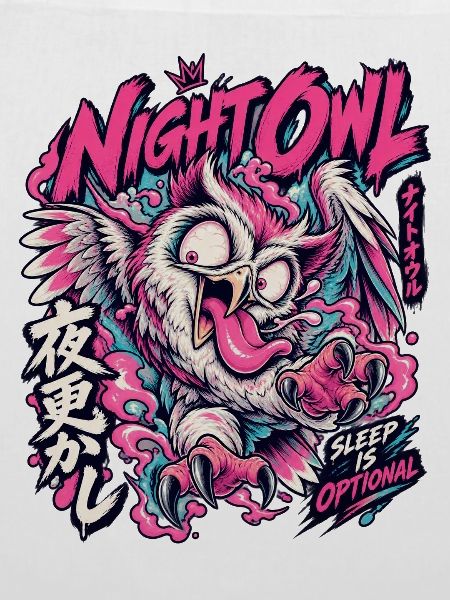 NachtEule Neon Punk Schlaflos