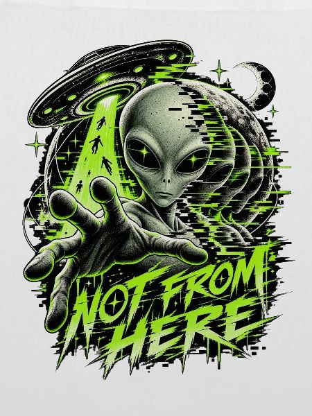 Nicht Von Hier Alien Neon