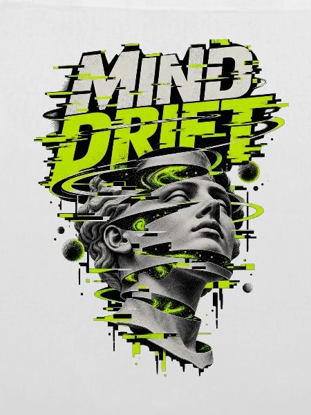 Mind Drive Glitch Kopfstatue