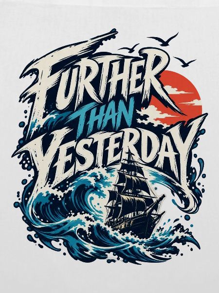 Weiter als Gestern Segelmotiv