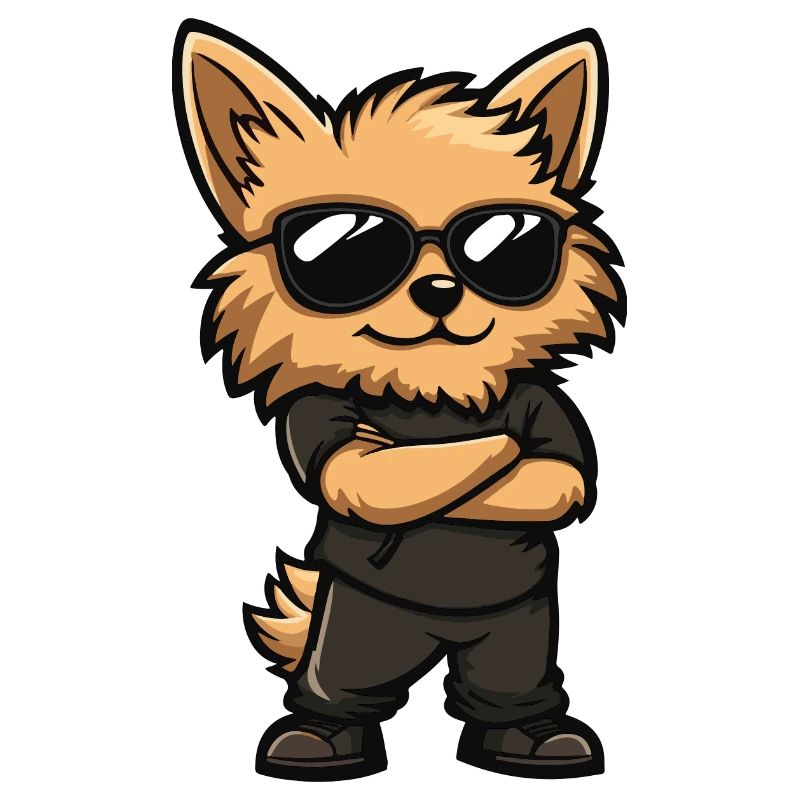 Zwergspitz Hund Comic