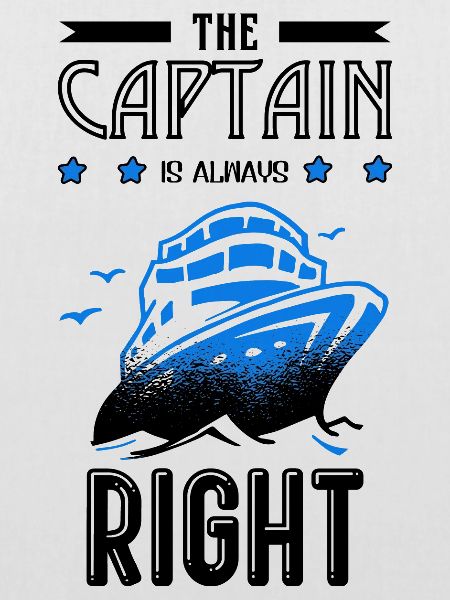 Kapitän Spruch Bootsfahrt