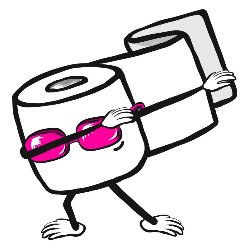 Toilettenpapier Dabbing Geschenk