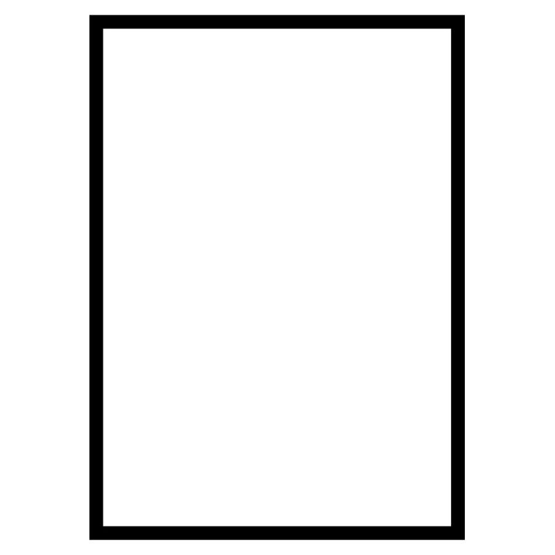 Mathématiques - icône rectangle