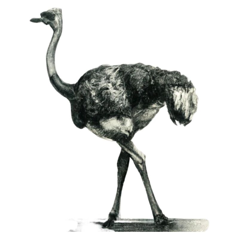 Strauß Illustration