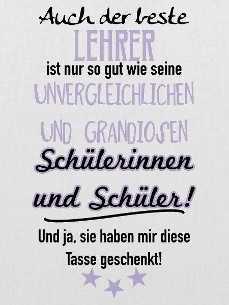 Bester Lehrer Tasse