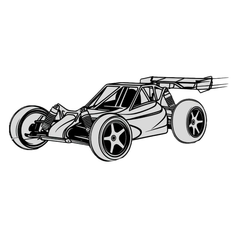 Minimalistischer Rc Buggy