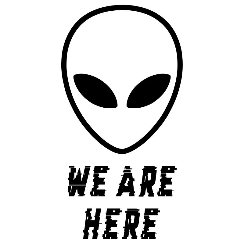Alien waren hier