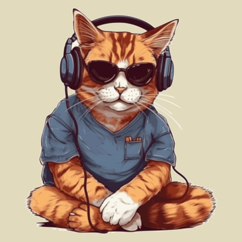 Katze Katzen cool Geschenkidee